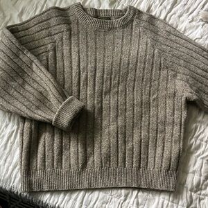 Boxy Cotton/wool/linen Sweater